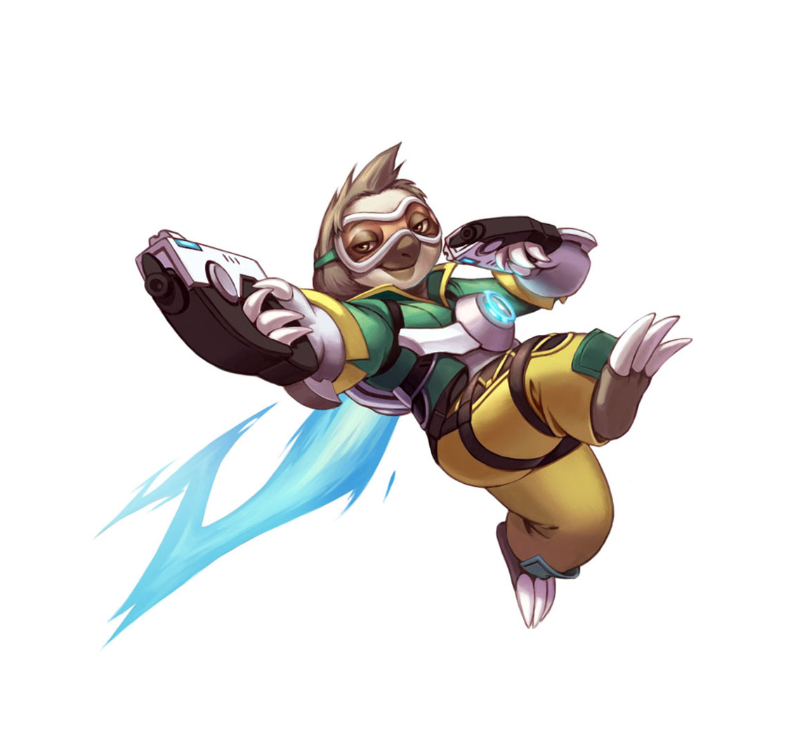 Flash Slothmore Tracer Overwatch By Bei Ju Luoxuan Wa