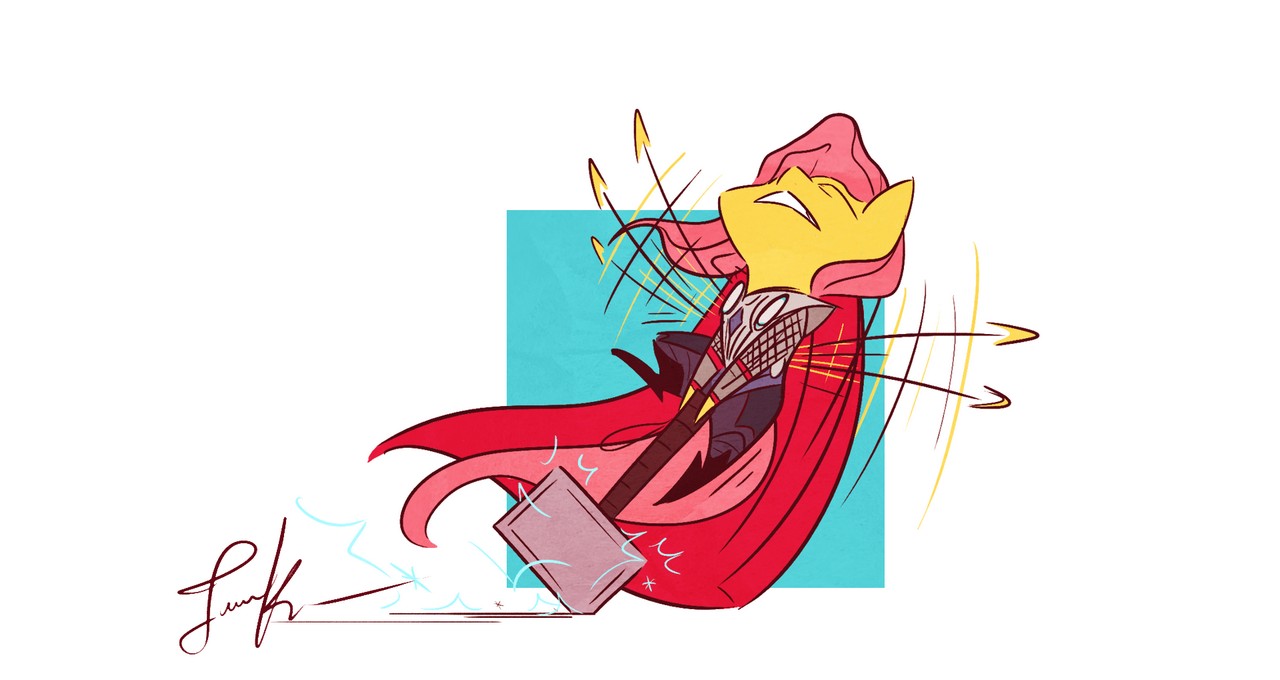 Fluttershy Mlp Thor Marvel By Fluttershythekin