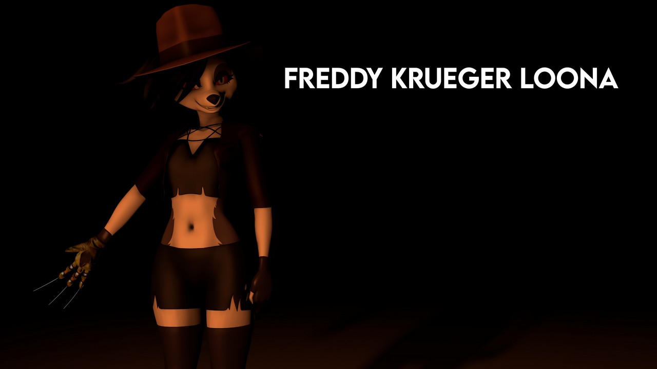 Freddy Krueger Loona Helluva Boss By Distant Ow