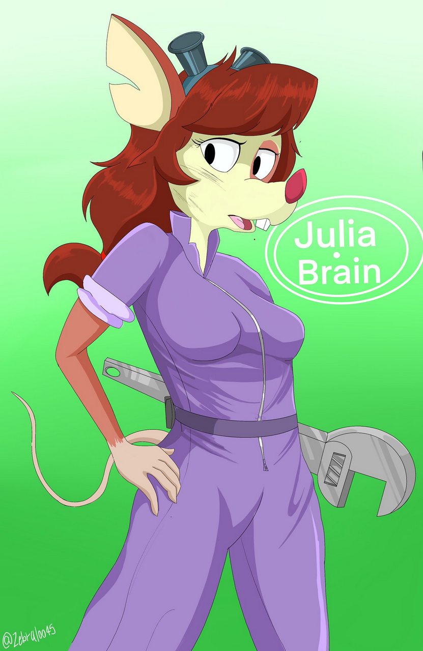 Gadget Hackwrench Julia Brain By Zebra1004