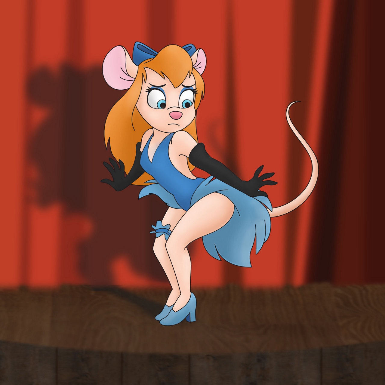 Gadget Hackwrench Miss Kitty Mouse By Redtriangl