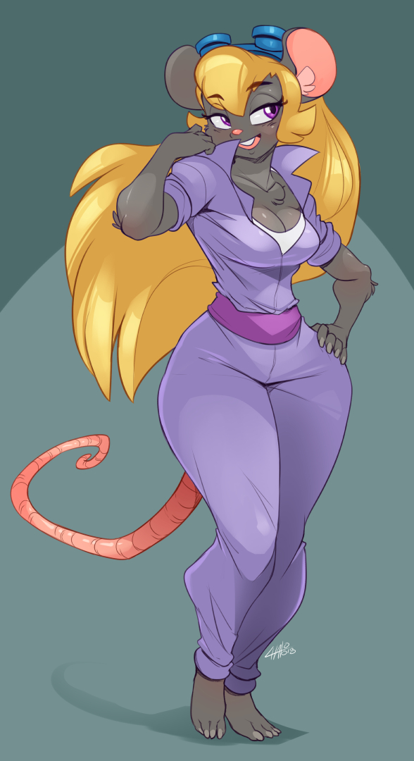 Gadget Hackwrench Tootsie Webcomic Character By Chal