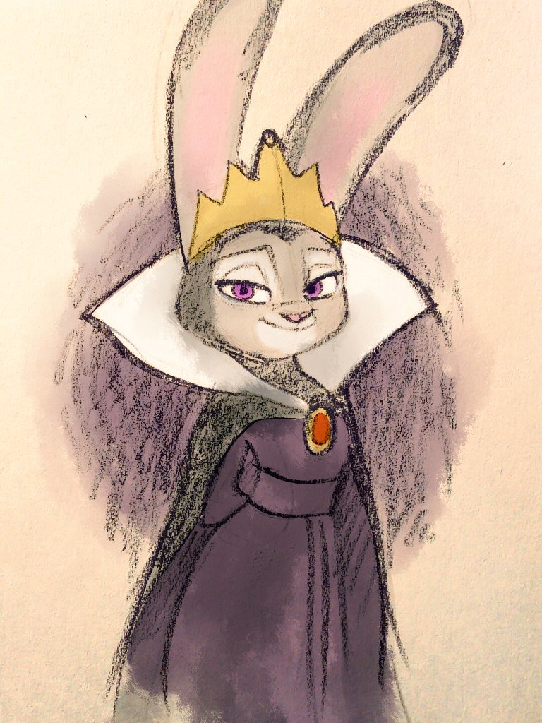 Grimhilde Judy Hopps By Mortic O