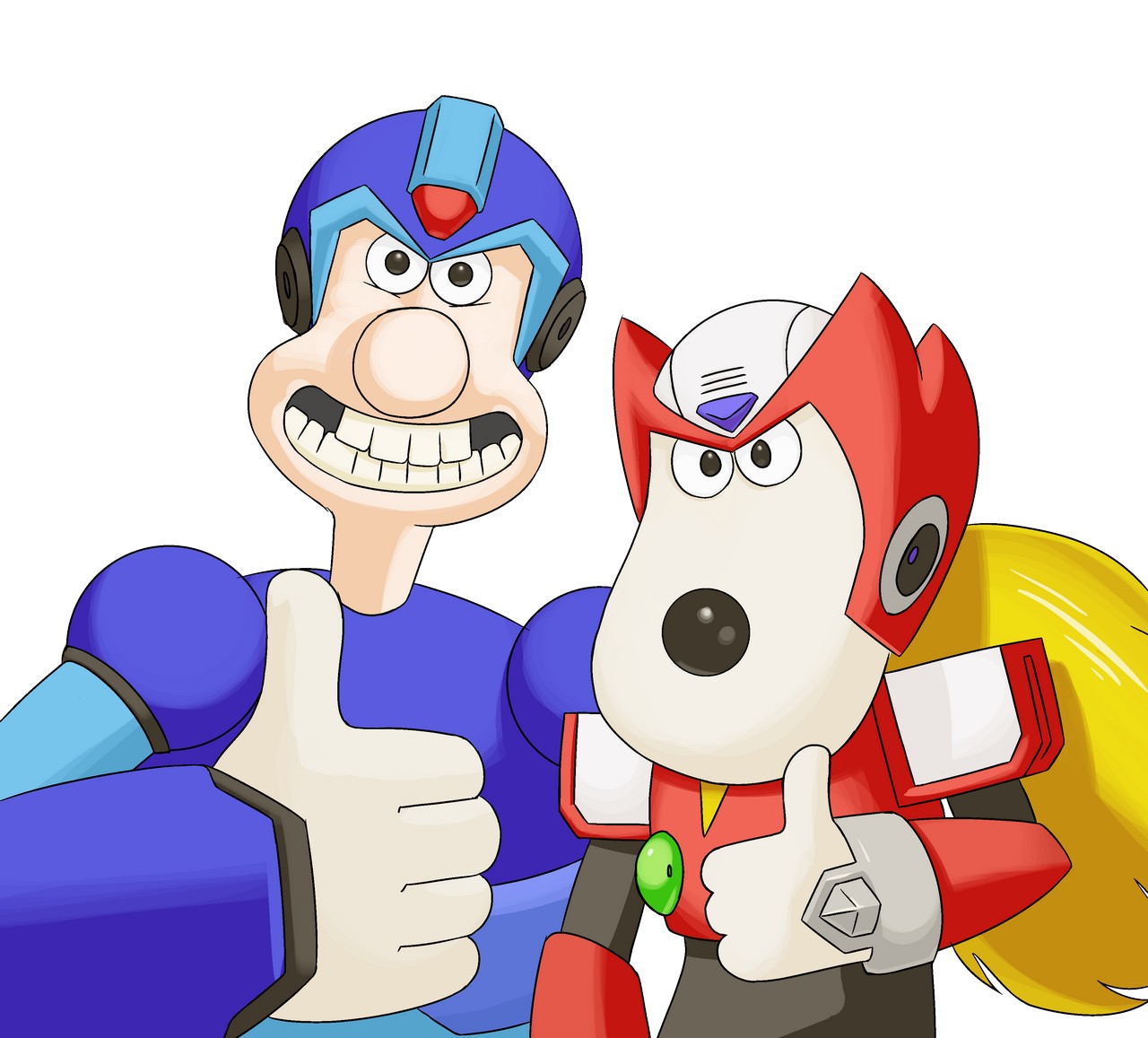 Gromit Wallace And Gromit Mega Man X Character Wallace Wallace And Gromit Zero Mega Man By Mrapplegat