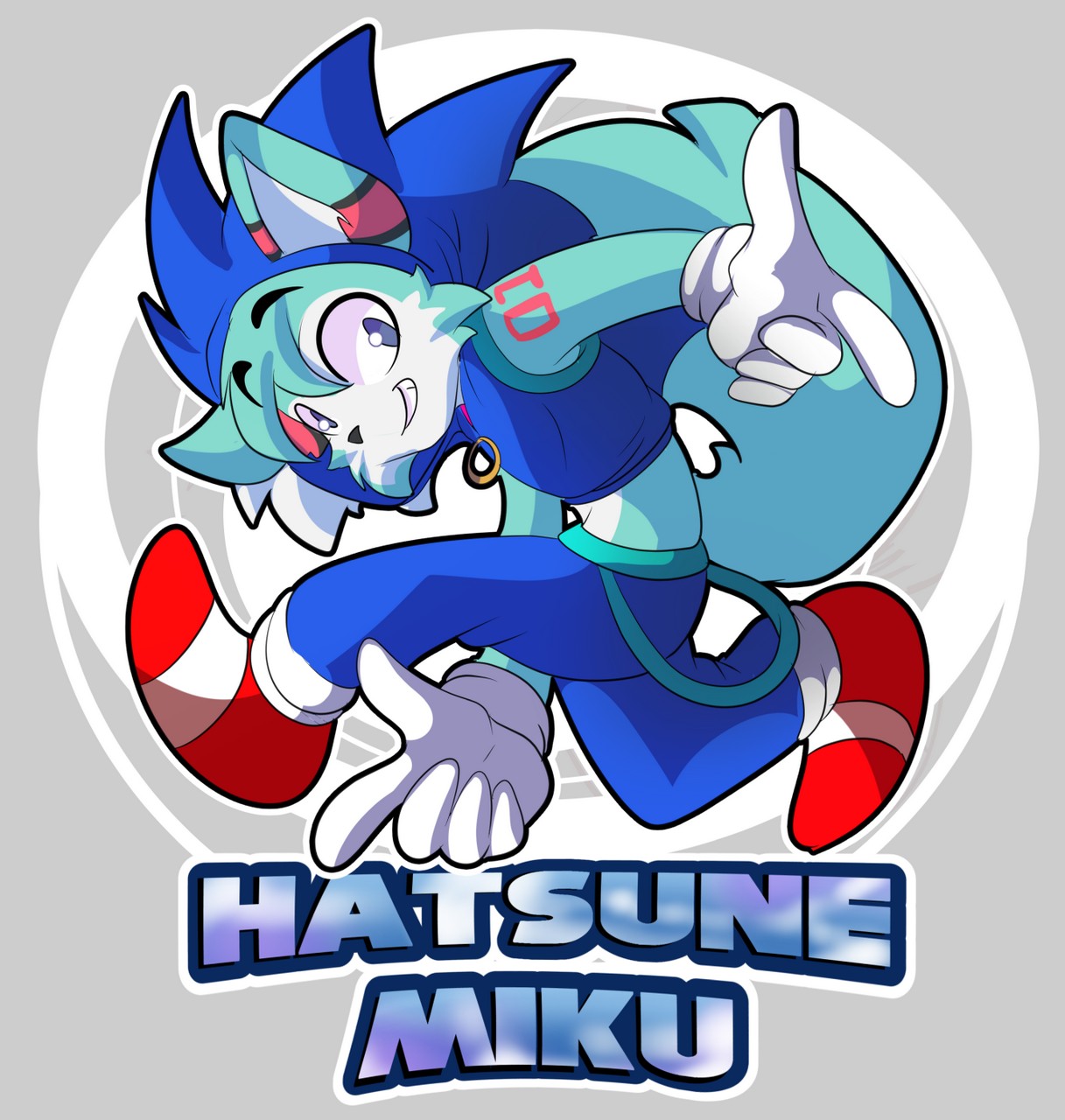 Hatsune Miku Roflfox Sonic The Hedgehog By Lolzne