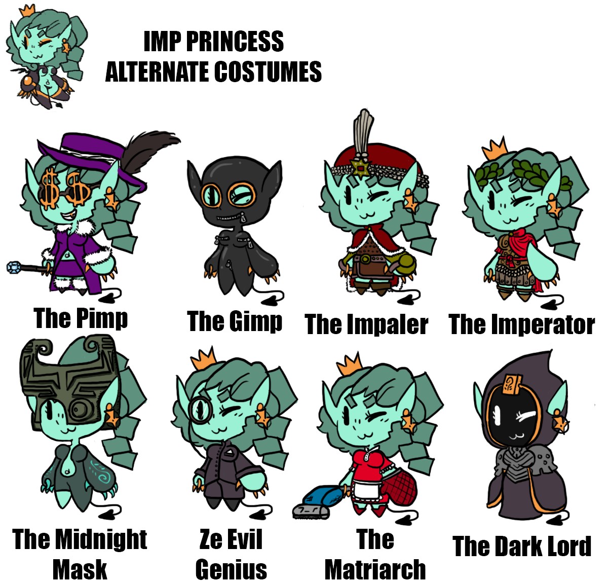 Imp Princess Midna By Ficficponyfi
