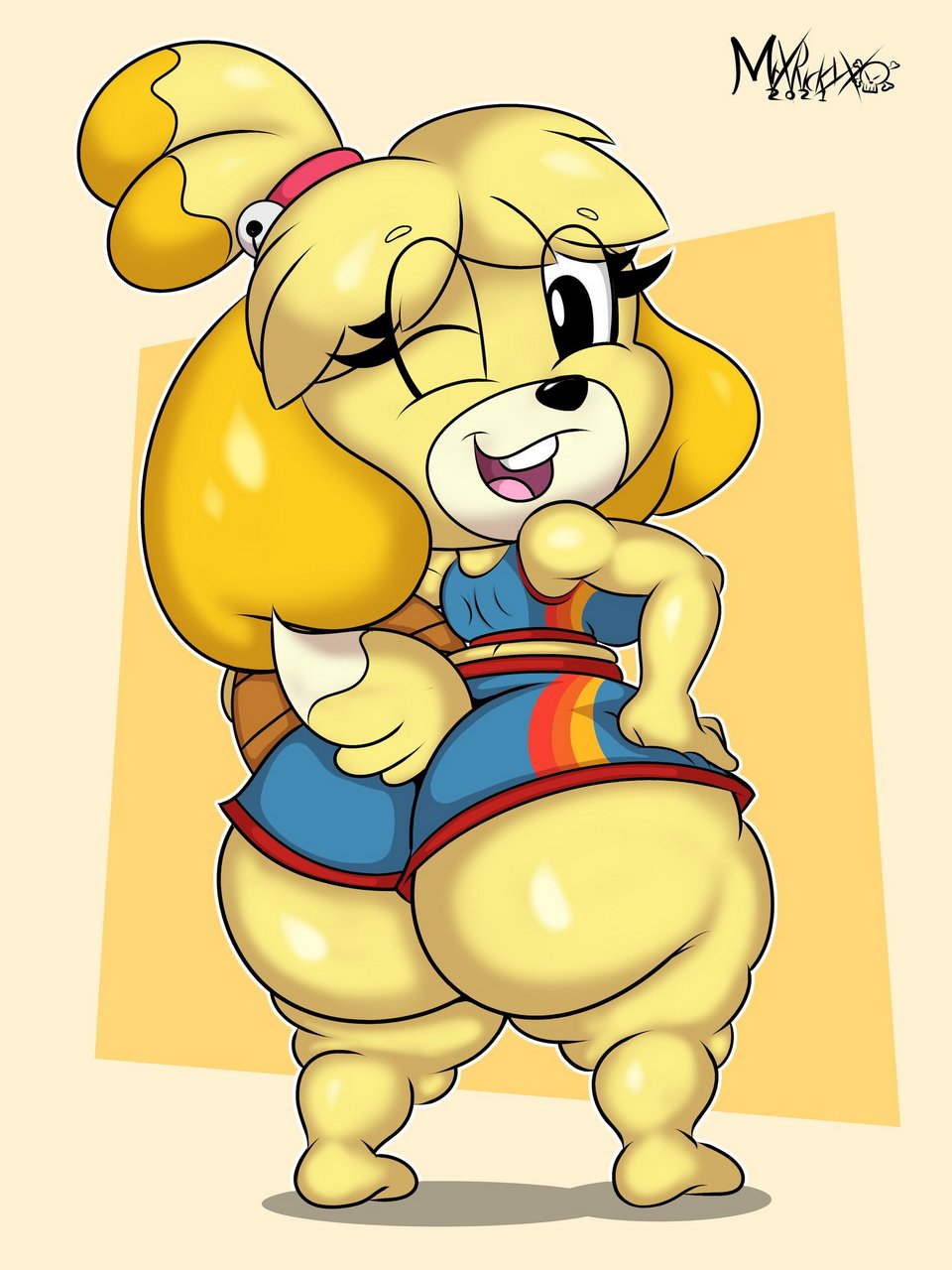 Isabelle Animal Crossing By Mrxricky