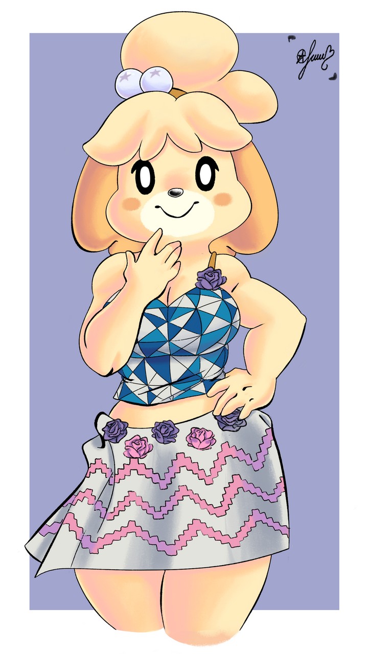 Isabelle Animal Crossing By Panthera Cantu