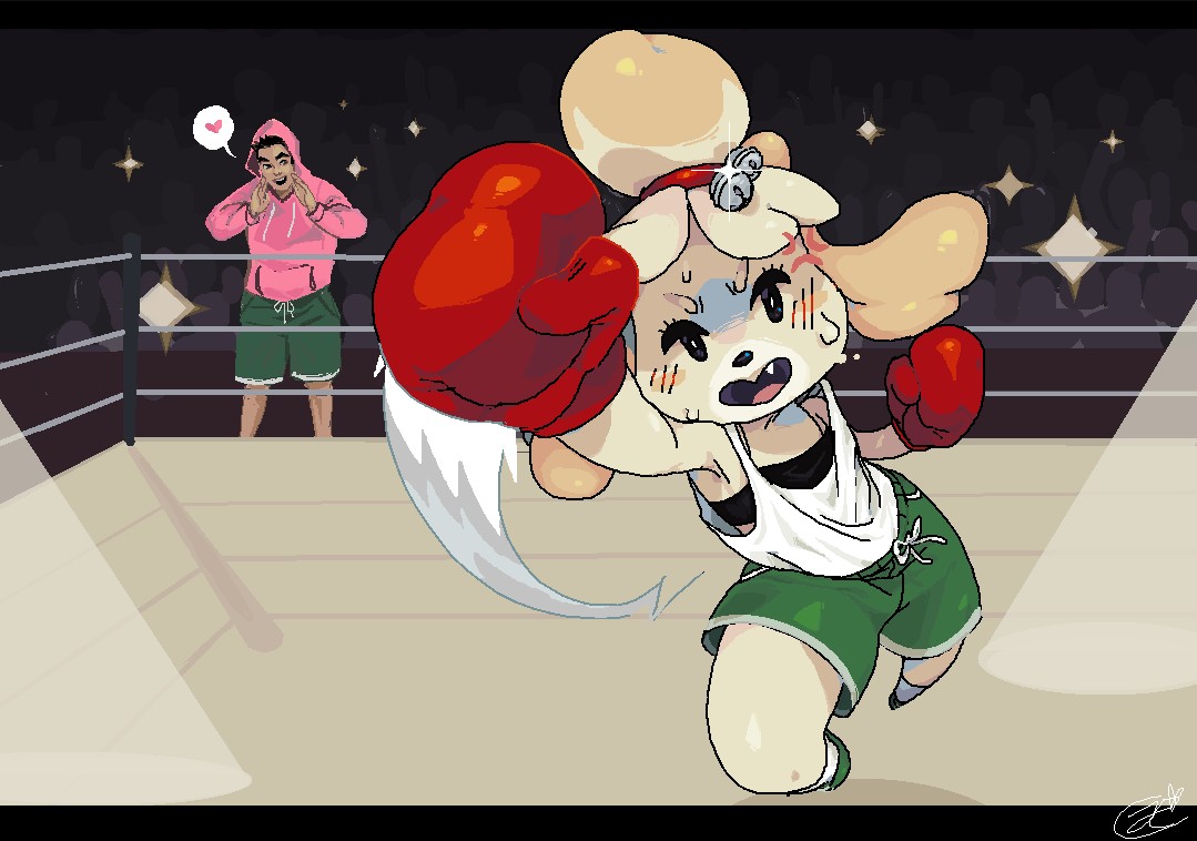 Isabelle Animal Crossing Little Mac By Doniot