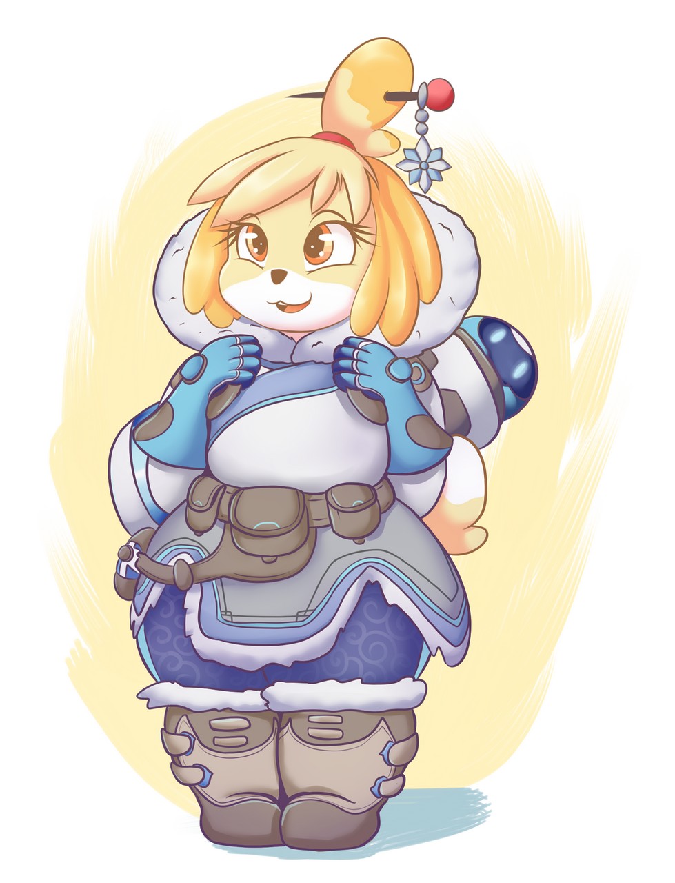 Isabelle Animal Crossing Mei Overwatch By Graphen