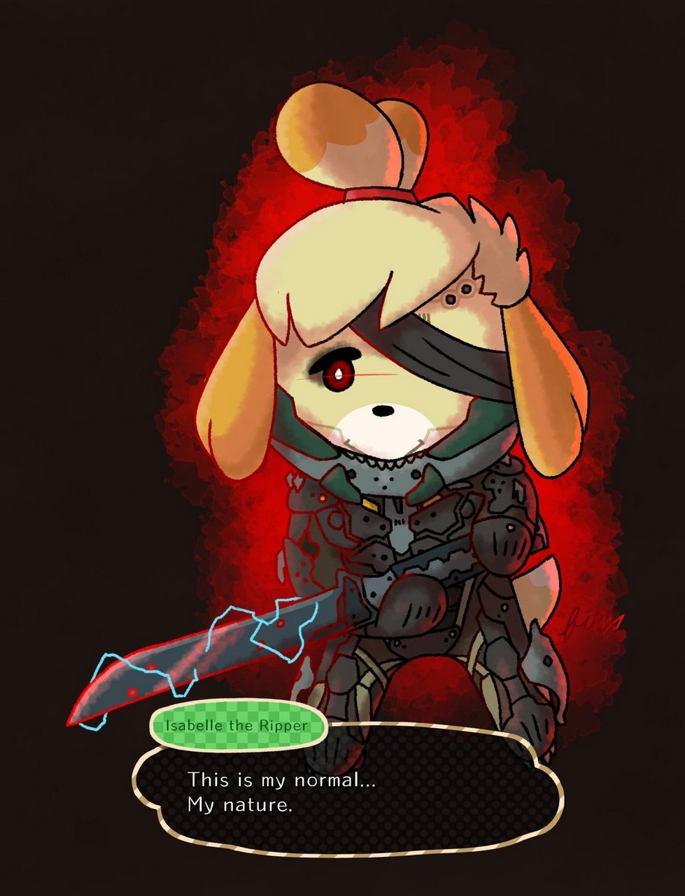Isabelle Animal Crossing Raiden Metal Gear By Youngtoshinor