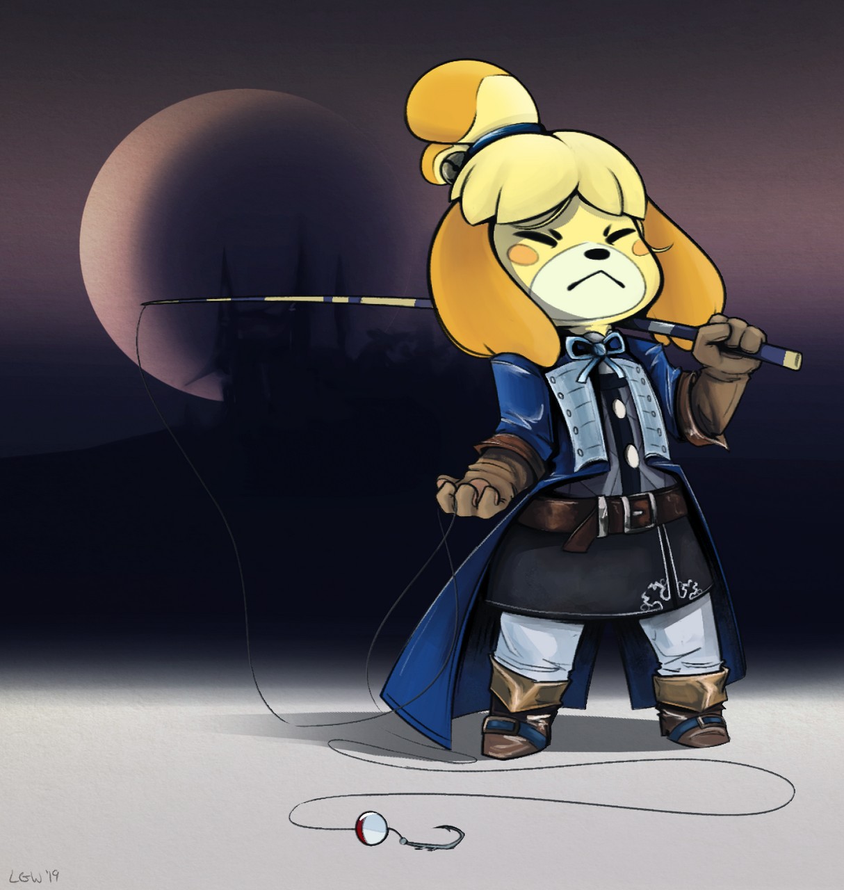 Isabelle Animal Crossing Richter Belmont By Little Grey Wol