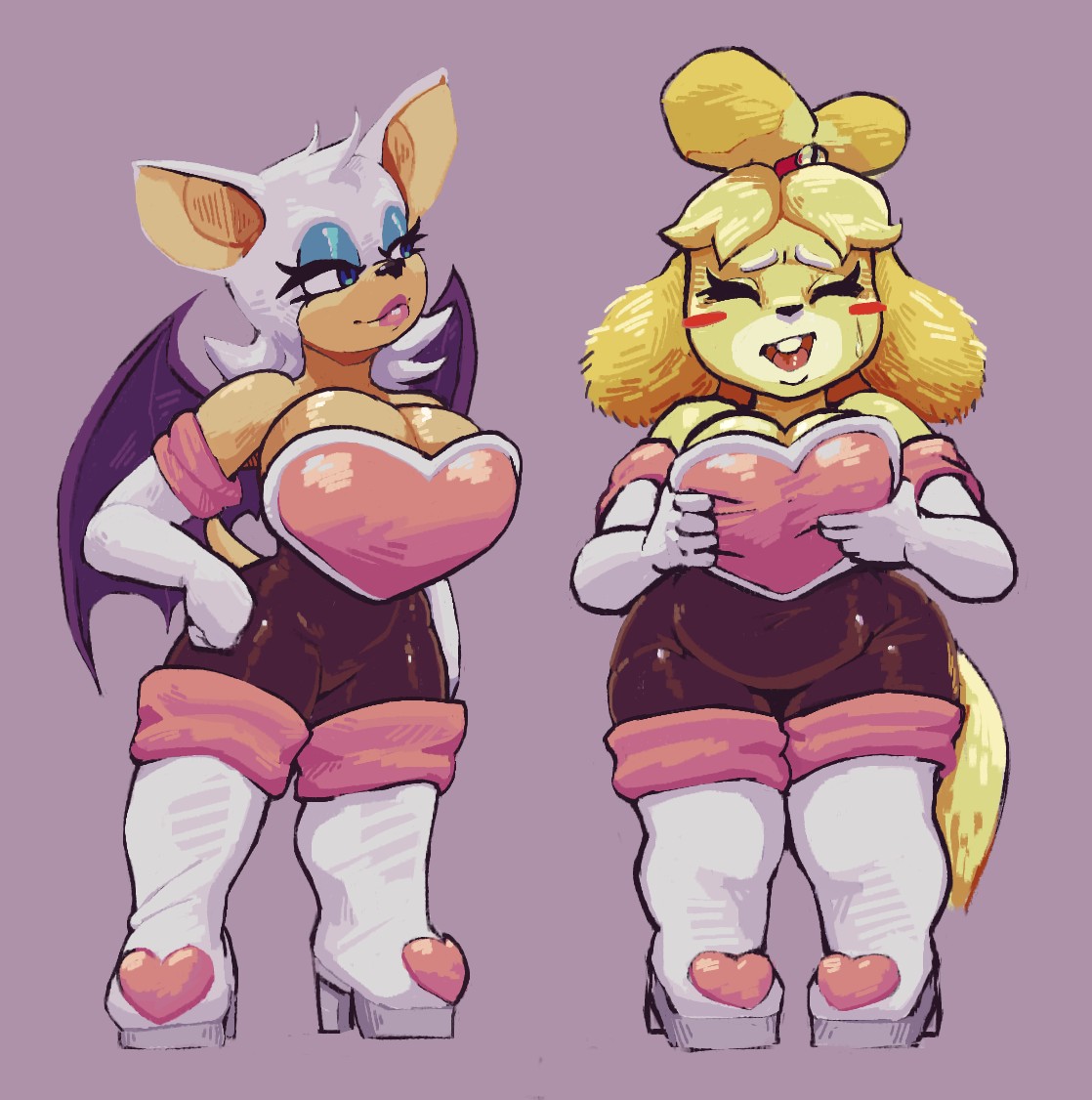 Isabelle Animal Crossing Rouge The Bat By Latchk3