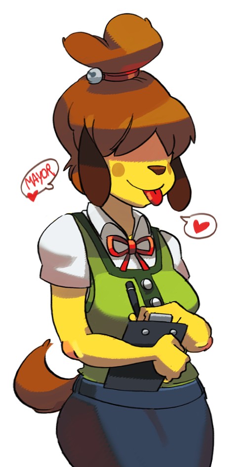 Isabelle Animal Crossing Sam Colo By Bantibo