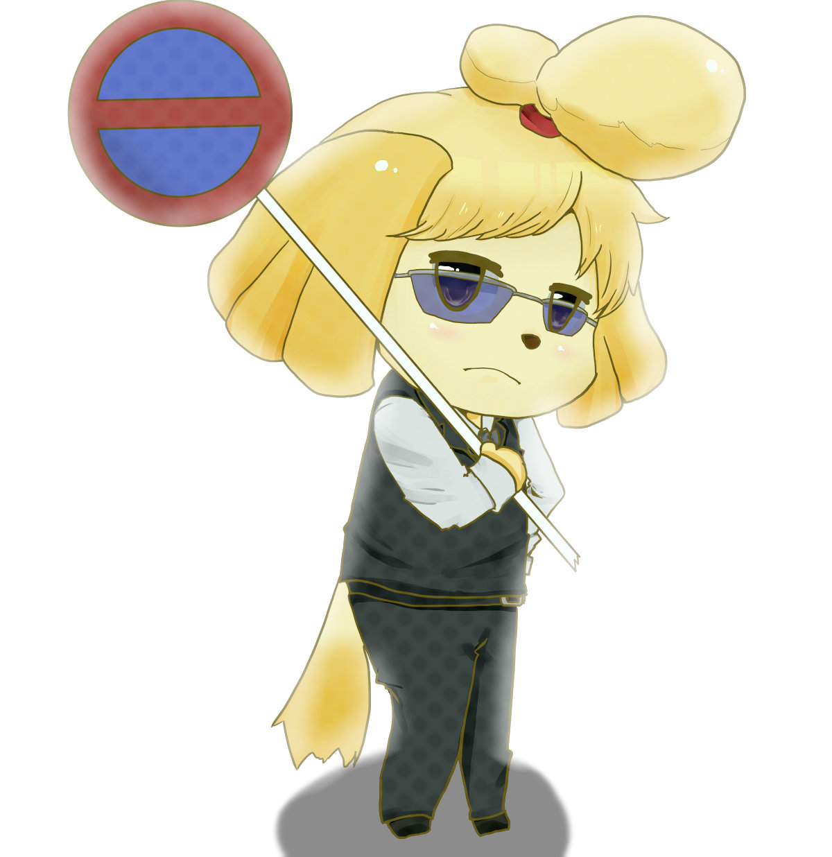 Isabelle Animal Crossing Shizuo Drrr B