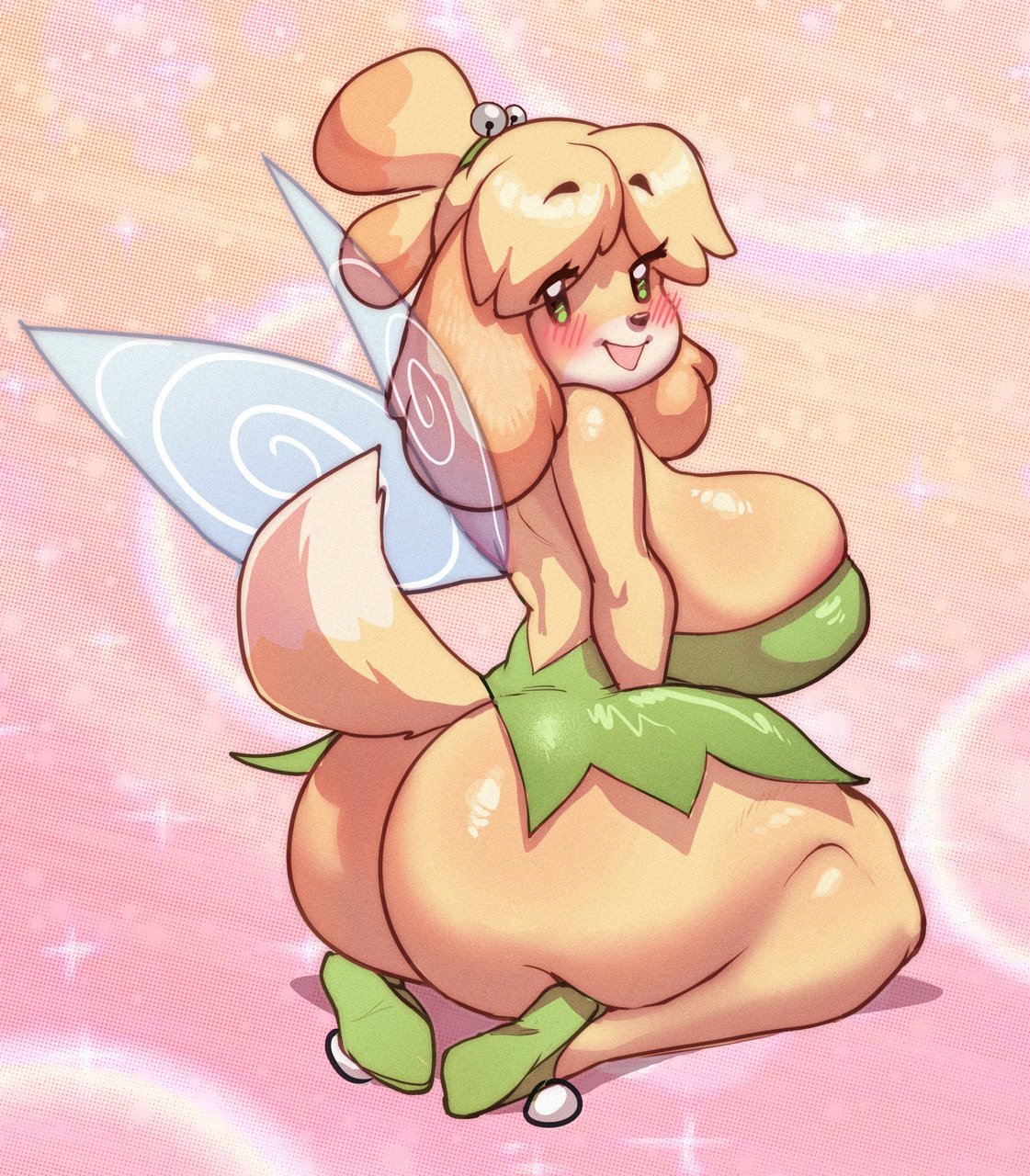 Isabelle Animal Crossing Tinker Bell Disney Tinker Belle By Norodogg