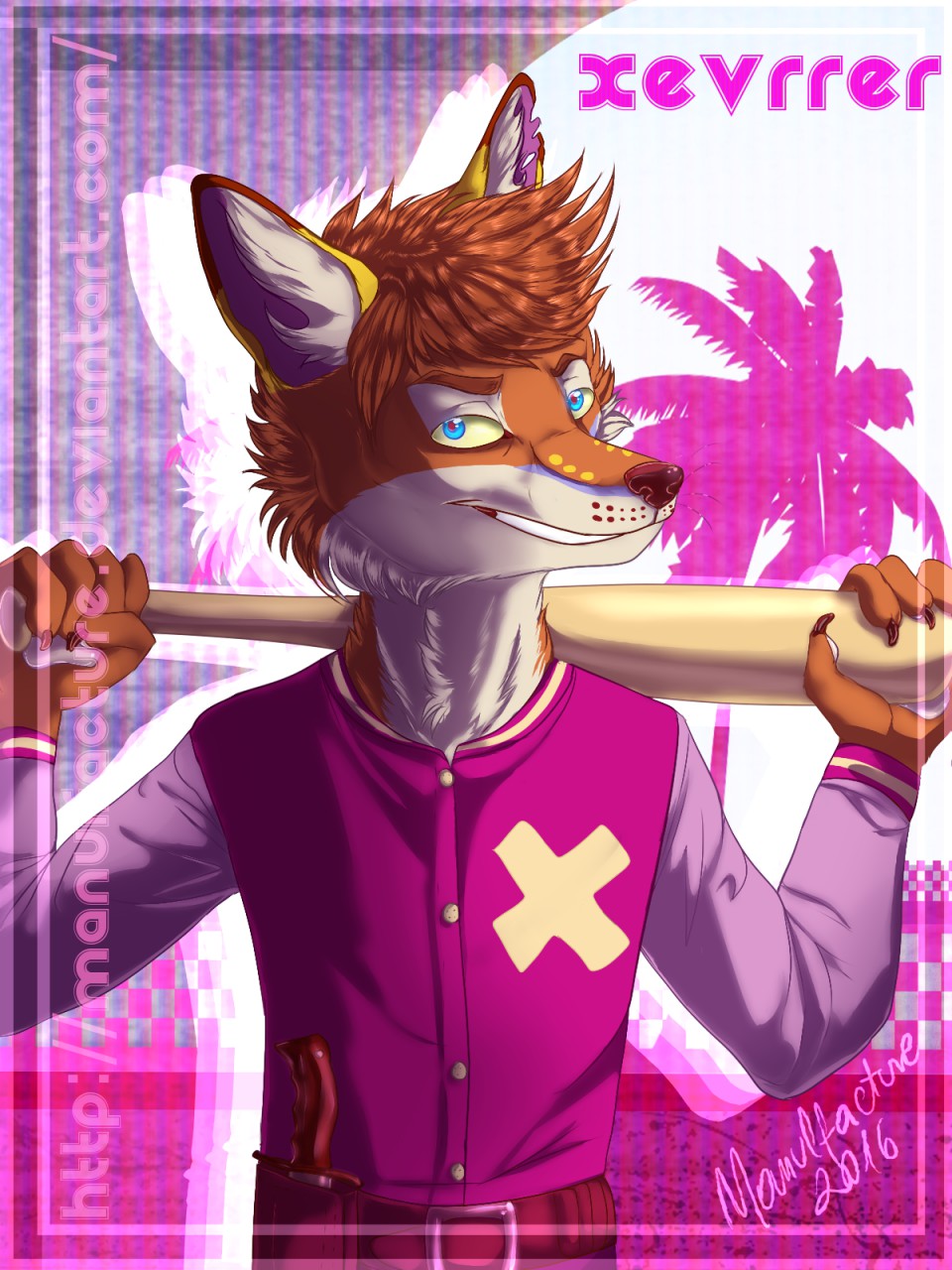 Jacket Hotline Miami Xevrrer Character By Manulfactur