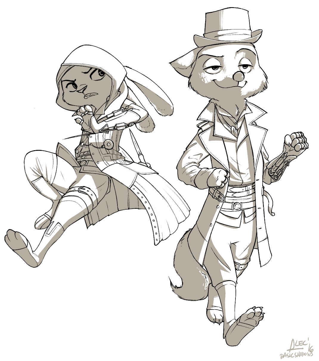 Judy Hopps Nick Wilde By Alec8ter Conditional Dn