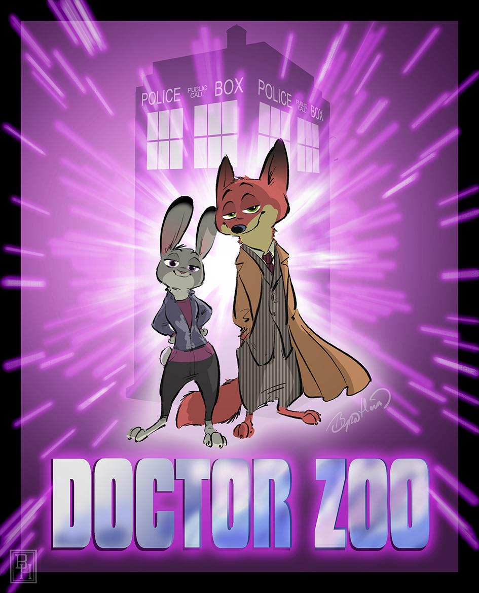 Judy Hopps Nick Wilde Rose Tyler Doctor Who Tenth Doctor The Doctor By Byron Howar