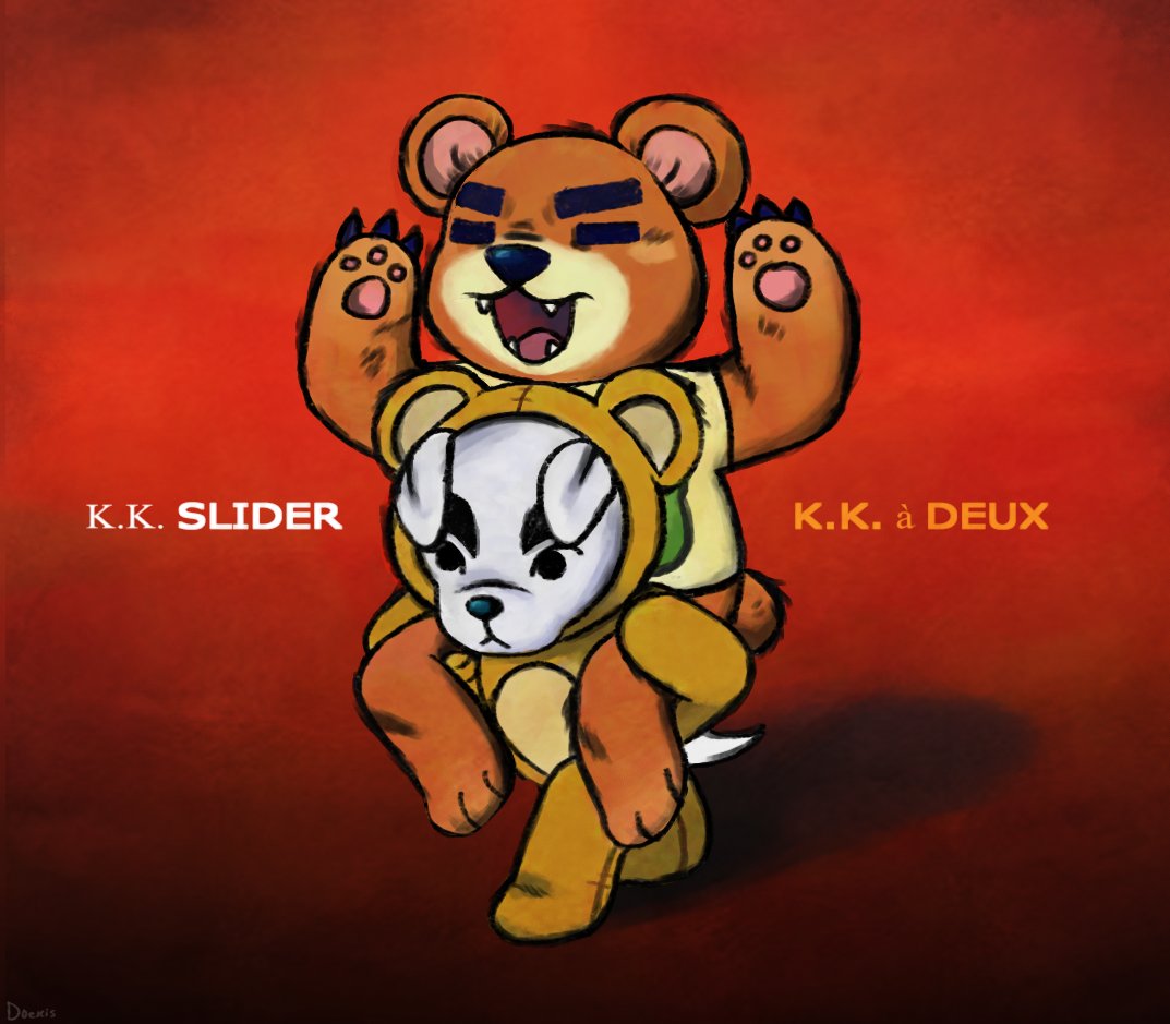 K K Slider Teddy Animal Crossing By Doeki