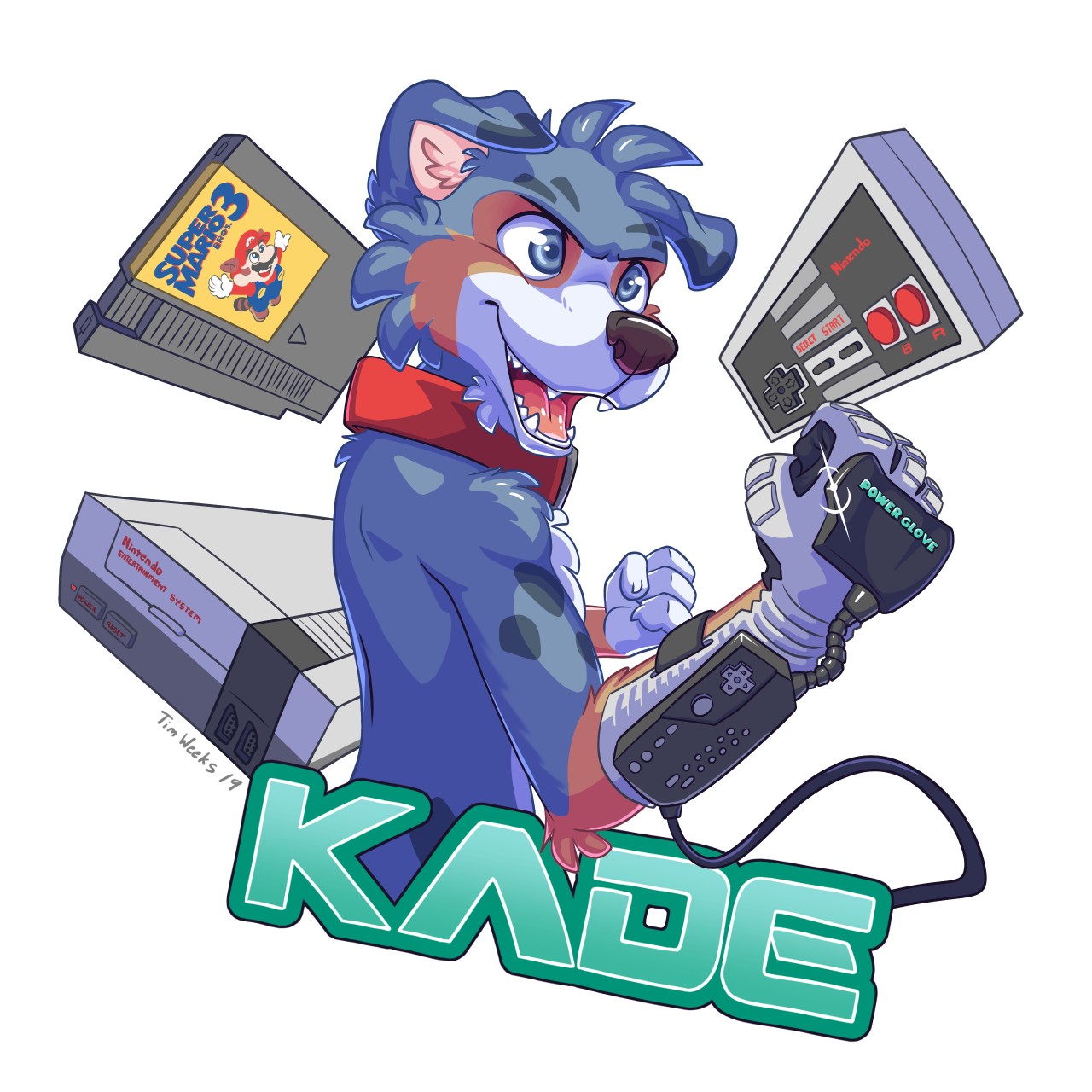 Kade Savestate Raccoon Mario Webcomic Character By Tim Week