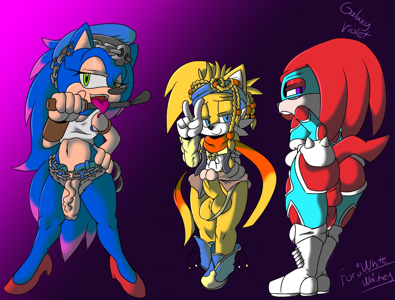 Knuckles The Echidna Miles Prower Poison Final Fight Rainbow Mika Rikku Character Sonic The Hedgehog By Galaxyviole