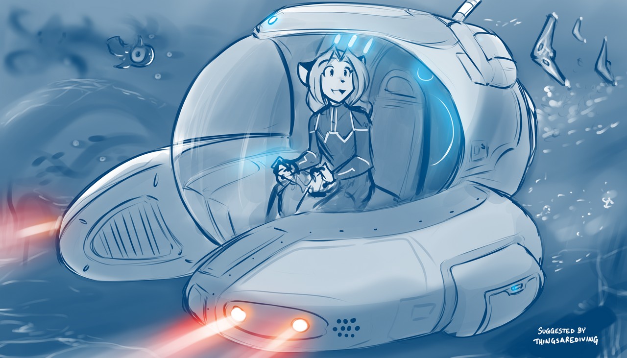 Laura Twokinds Protagonist Subnautica Webcomic Character By Conditional Dnp Tom Fischbac