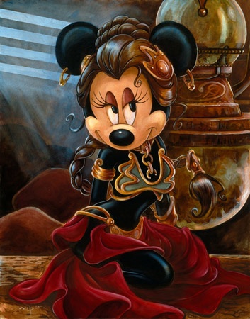 Leia Organa Minnie Mouse By Darren Wilso