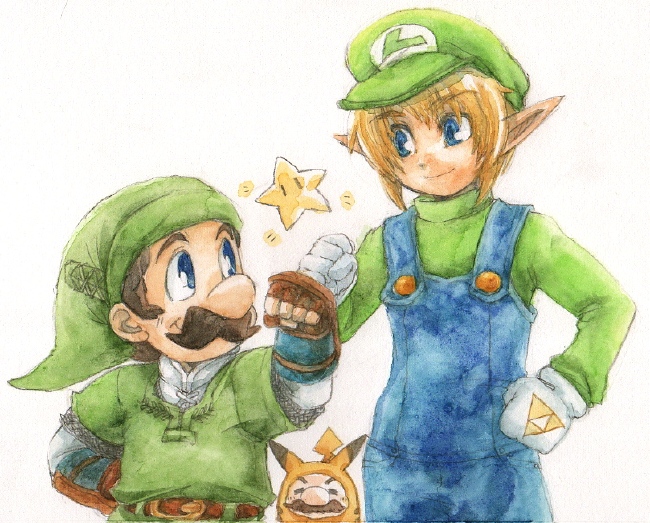 Link Luigi Mario Artis