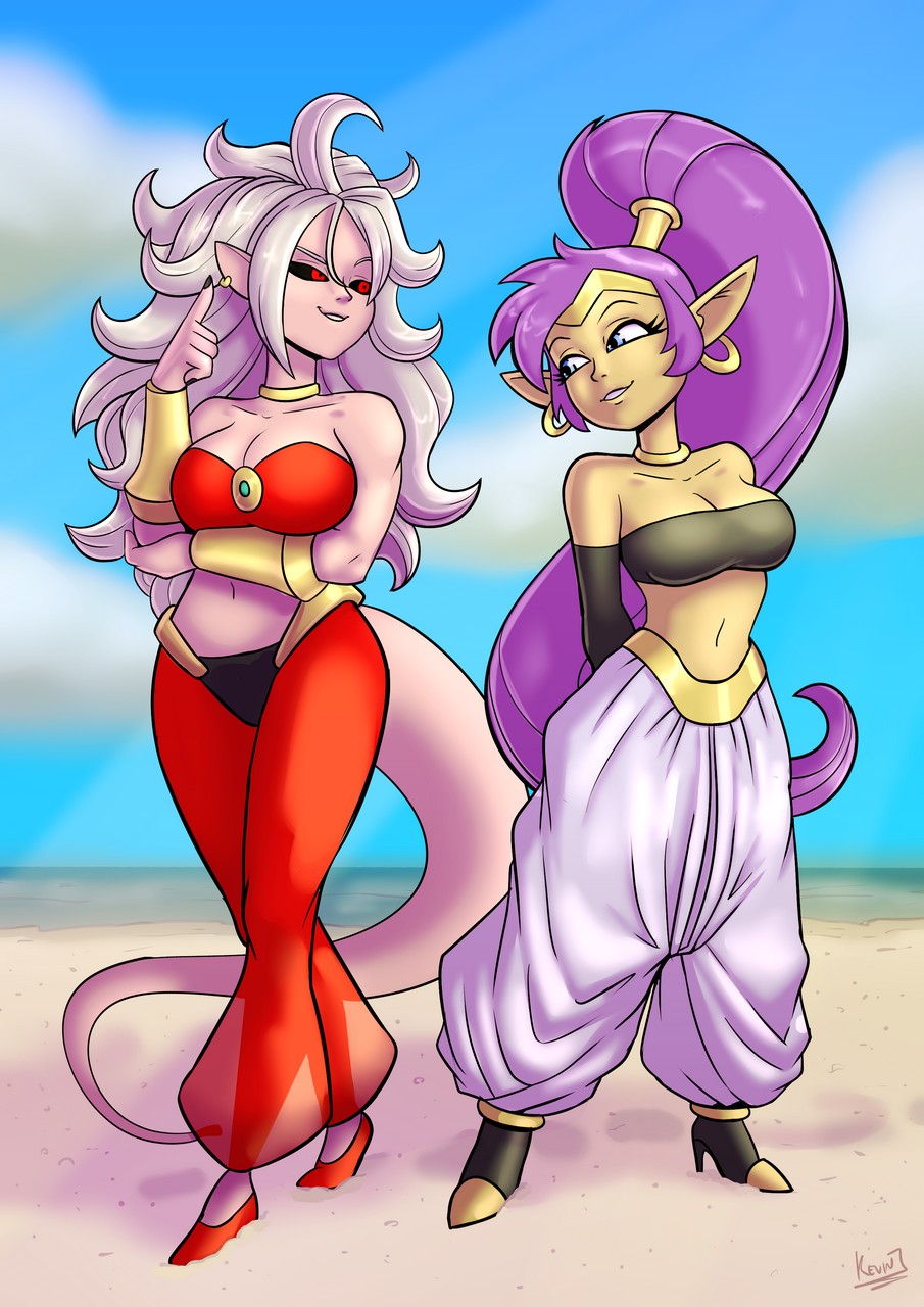 Majin Android 21 Shantae By Kevintrenti