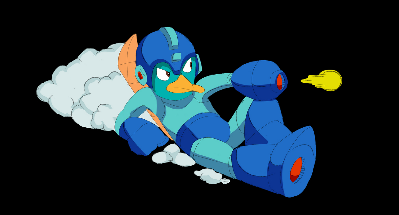 Mega Man Character Perry The Platypus Artis