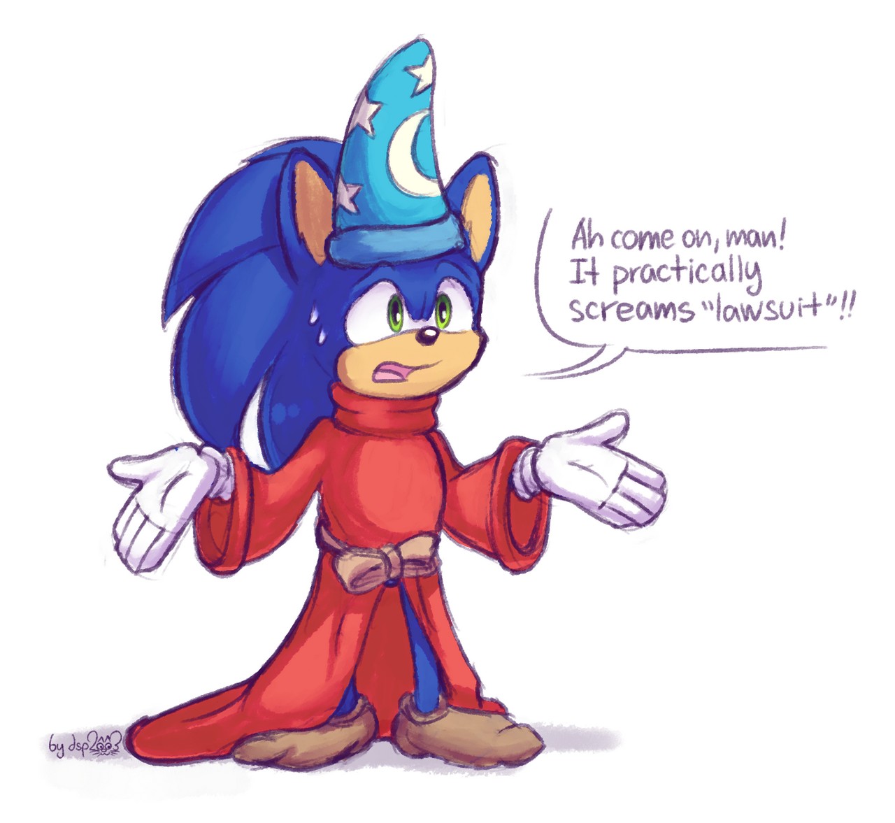 Mickey Mouse Sonic The Hedgehog By Dsp200