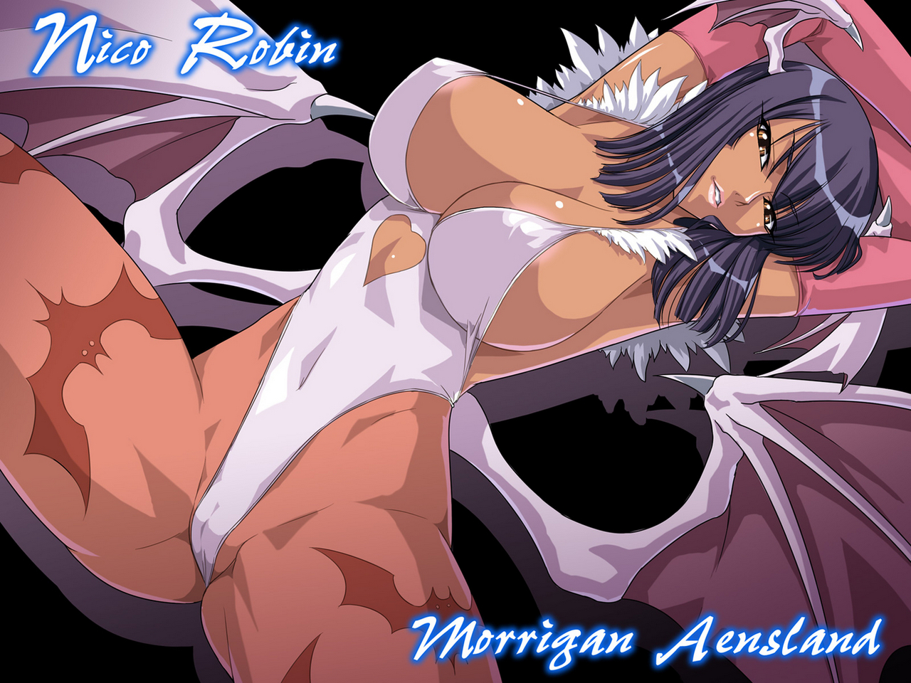 Morrigan Aensland Nico Robin By Kagami Kagami Hirotak