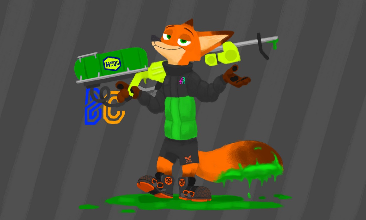 Nick Wilde By Theblueberrycarrot