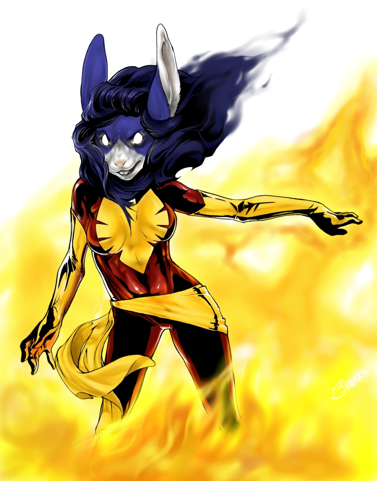 Phoenix Marvel By Biank