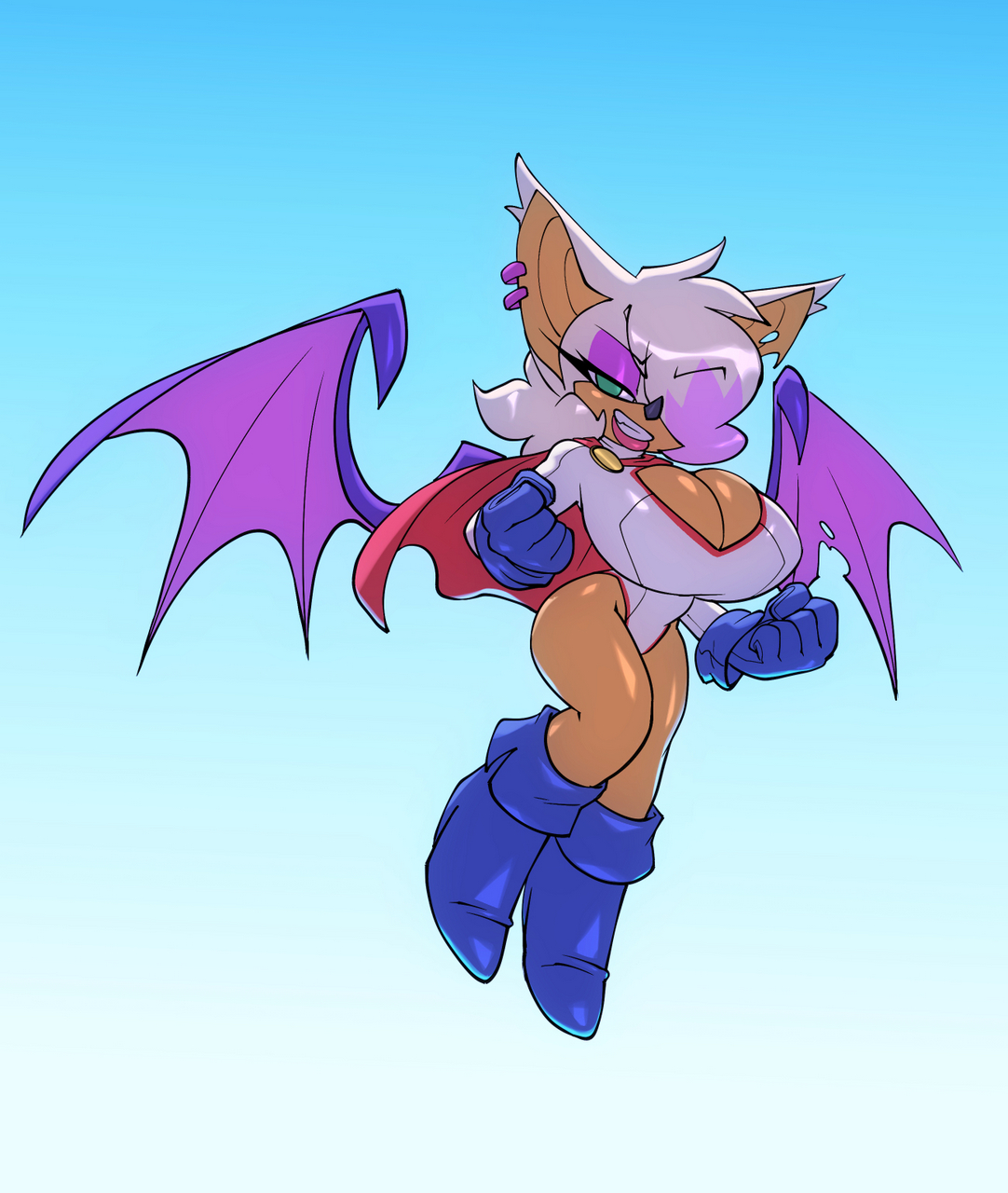 Power Girl Rouge The Bat By Bigda