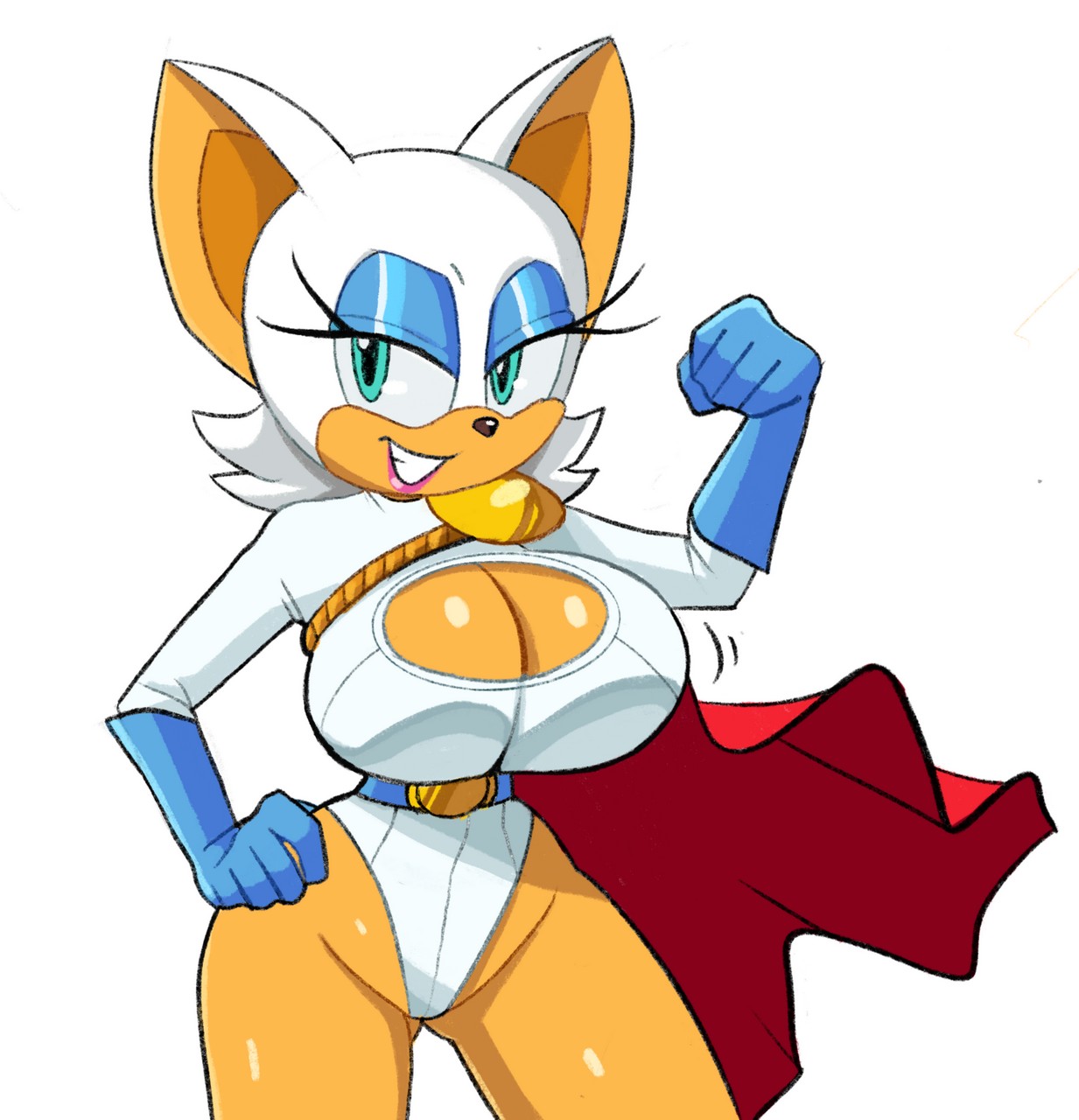Power Girl Rouge The Bat By Squidappl