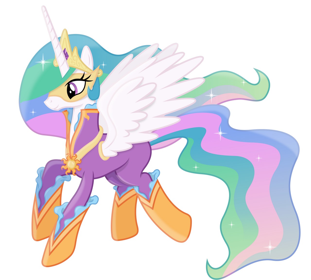 Power Ponies Mlp Princess Celestia Mlp By 90sigma Vector Bron