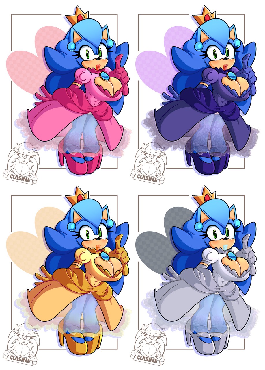 Princess Peach Sonic The Hedgehog By Missphas