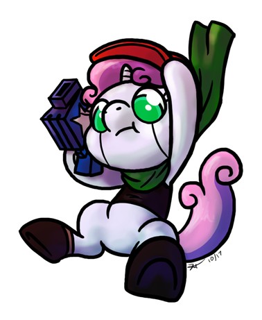 Quote Cave Story Sweetie Belle Mlp Sweetie Bot Mlp By Zicygoma