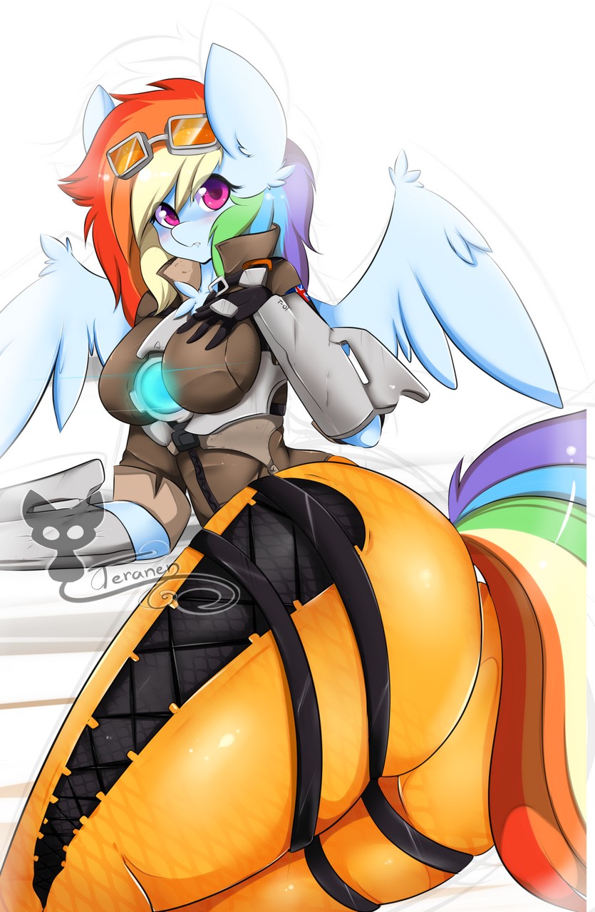 Rainbow Dash Mlp Tracer Overwatch By Conditional Dnp Terane