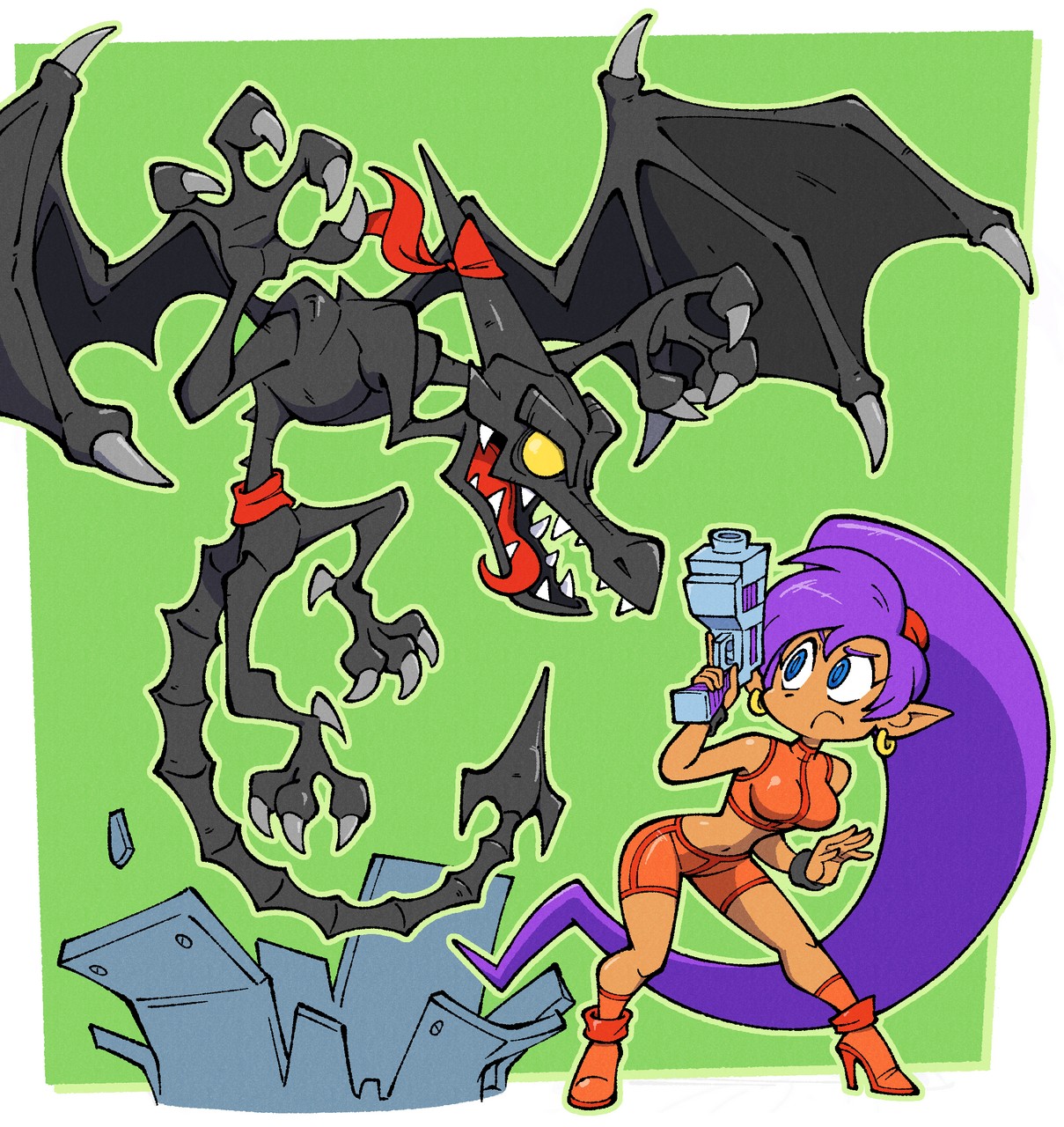 Ridley Shantae By Shenanimatio