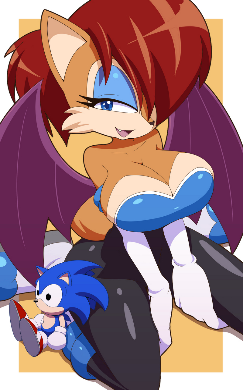 Rouge The Bat Sally Acorn Sonic The Hedgehog By Kojiro Brushar