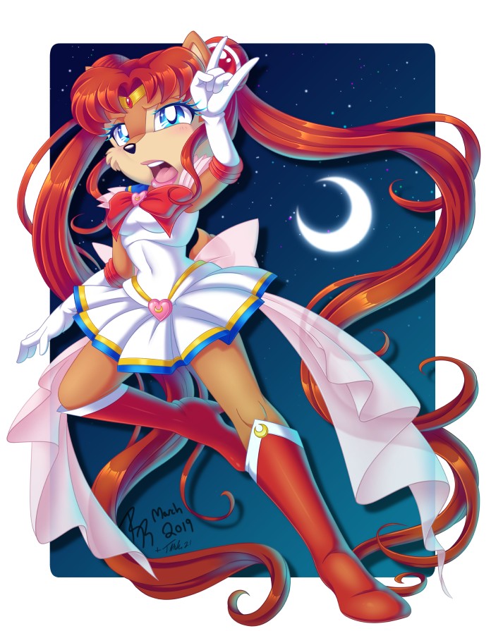 Sailor Moon Character Sally Acorn By Kissthethunder Metalpandor