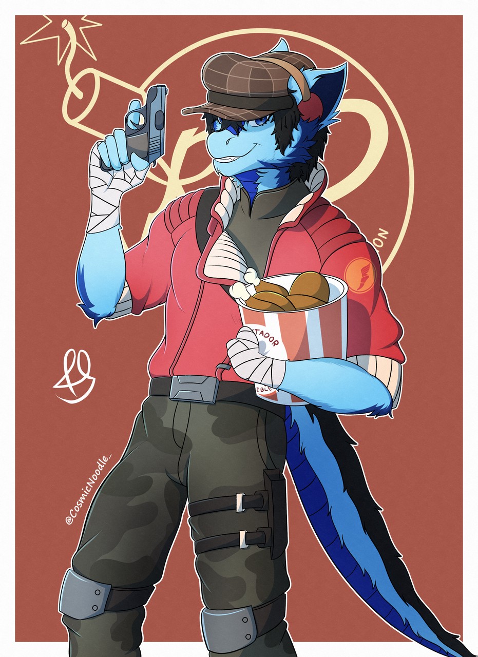 Scout Team Fortress 2 By Cosmic Noodl