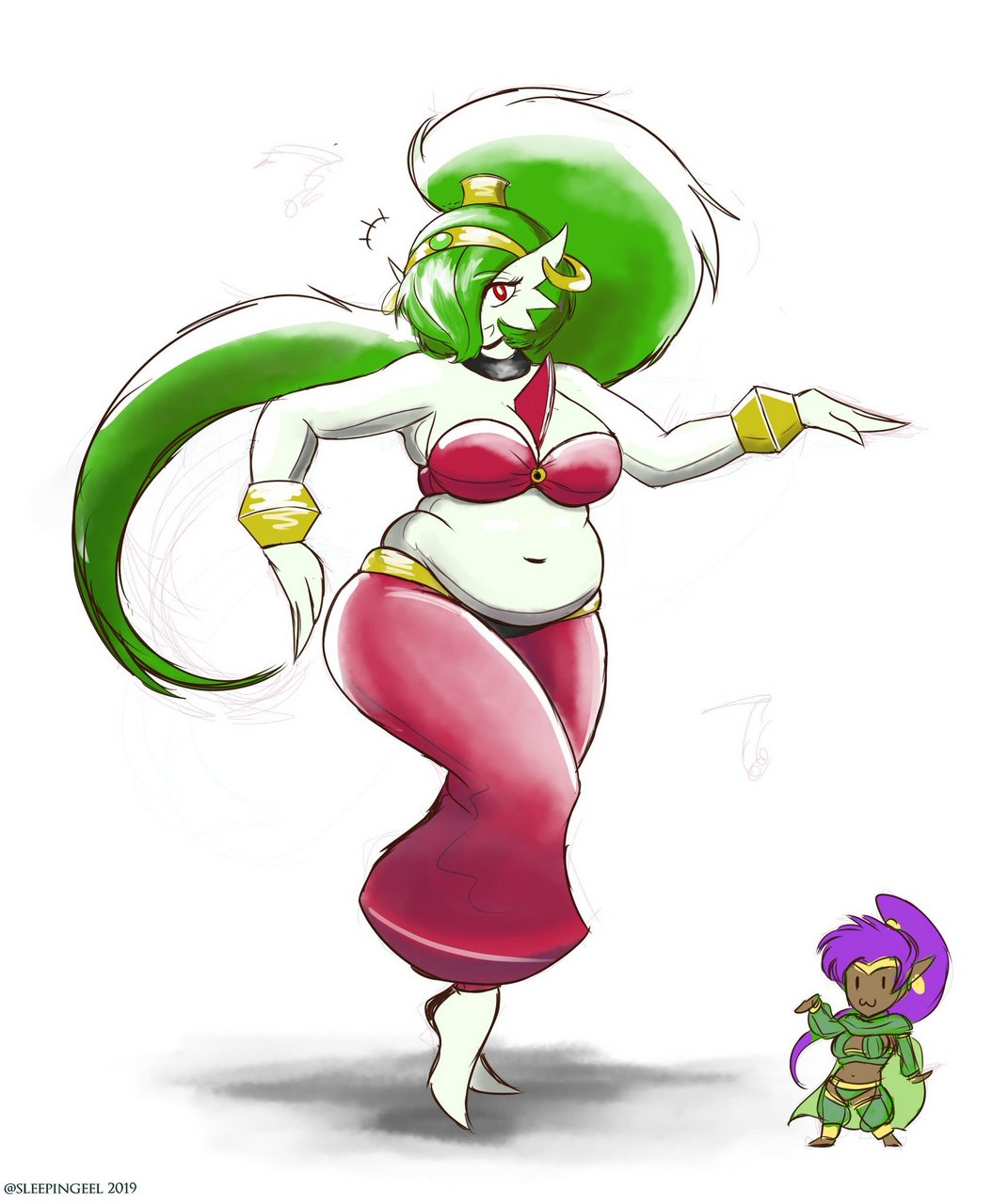 Shantae By Sleepingee