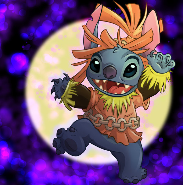 Skull Kid Character Stitch Lilo And Stitch By Mazzy El