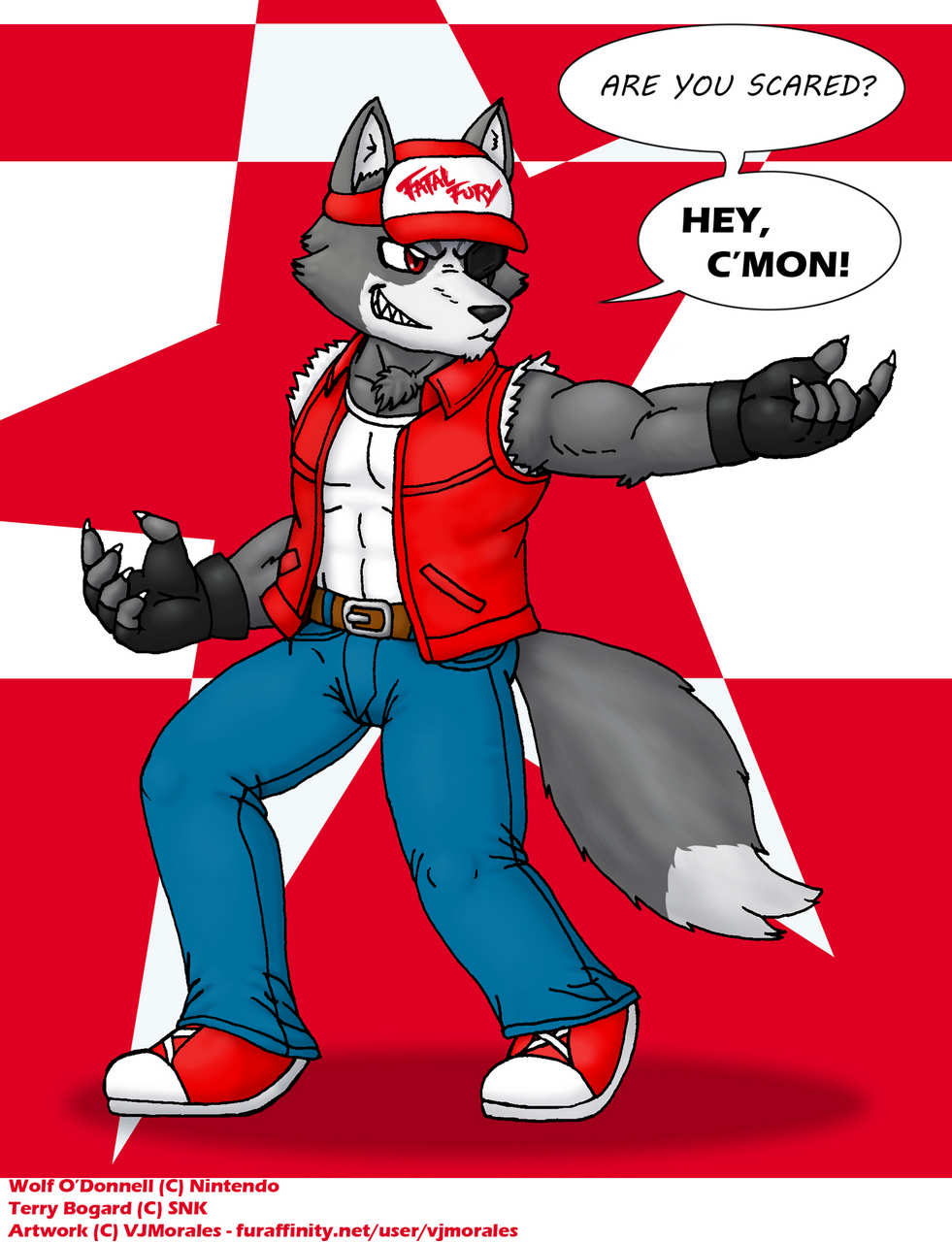 Terry Bogard Wolf O Donnell By Vjmorale