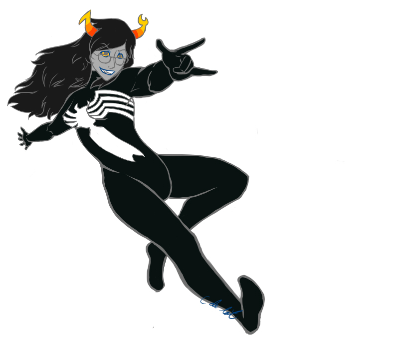 Venom Marvel Vriska Serket Webcomic Character Artis