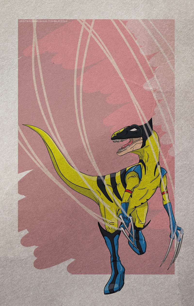 Wolveraptor Wolverine Marvel By D R3st